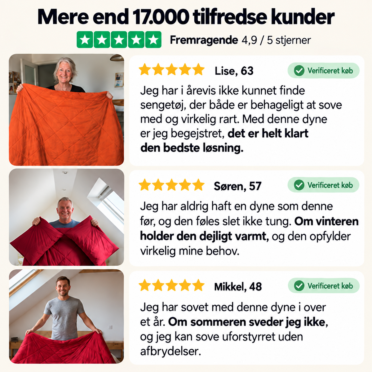 BlødSøvn® – den hurtigtørrende 2-i-1-dyne, der gør dynebetrækket overflødigt.
